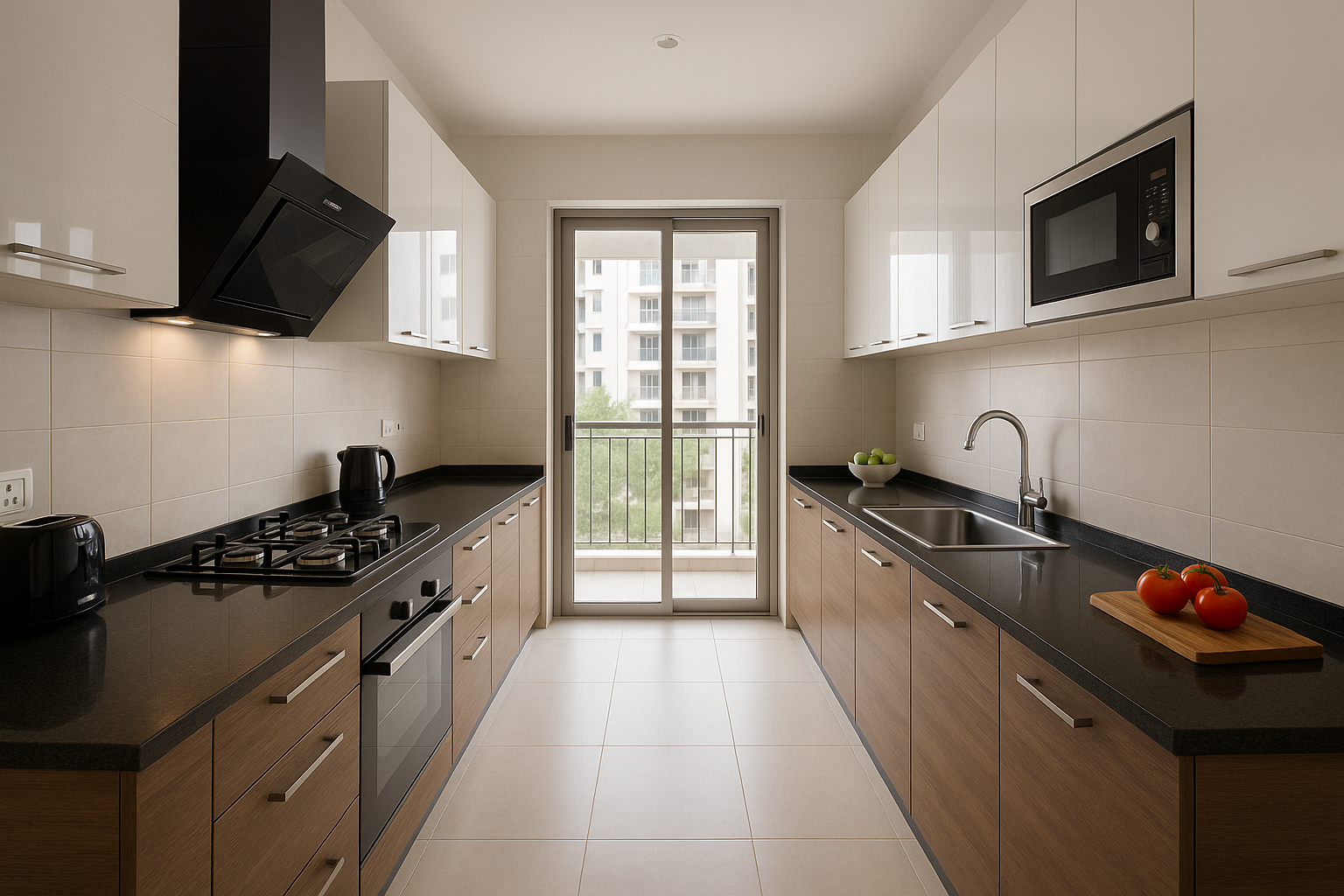 Parallel Modular Kitchen