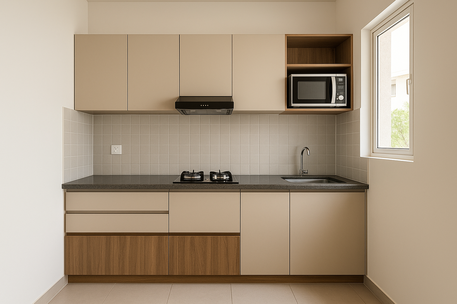 Straight-Line Kitchen