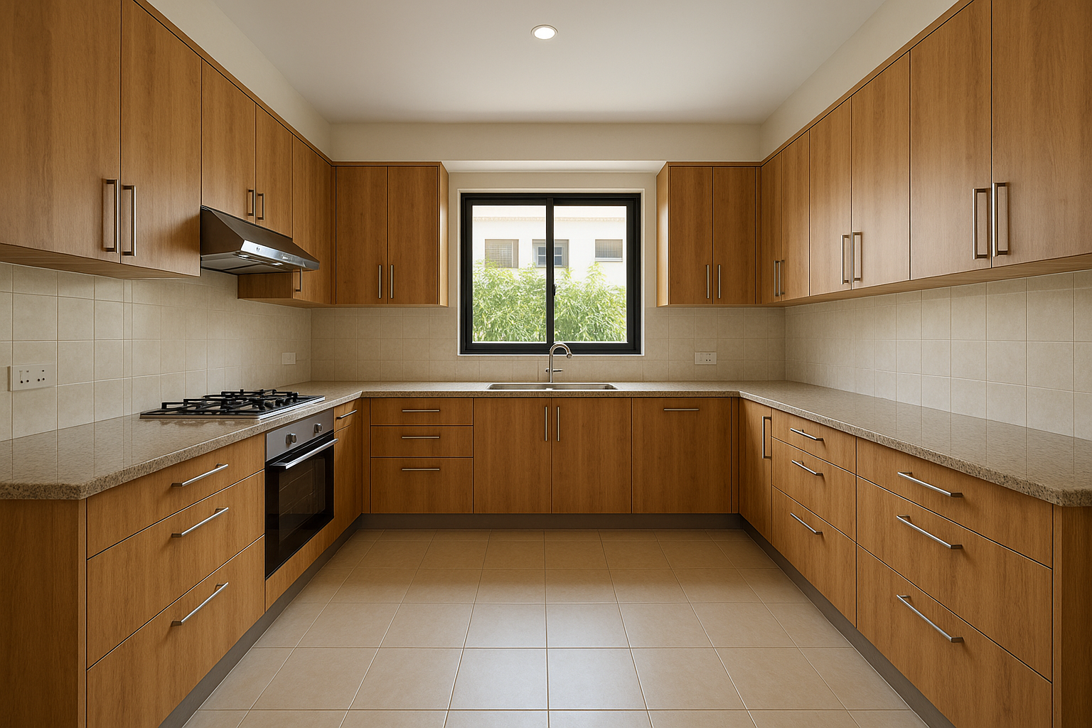 U-Shaped Kitchen Design